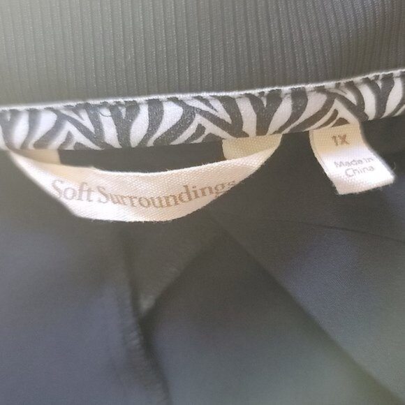 Soft Surroundings Go Lively Flare Slit Hem Pull On Pants - Picture 14 of 15